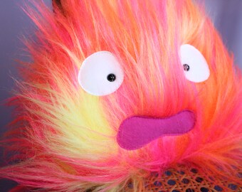 medium calcifer plushie - howls moving castle