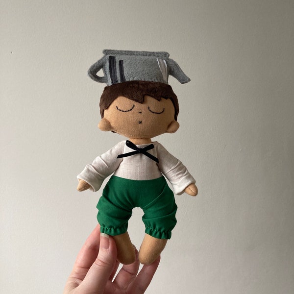 Over the garden wall doll - Greg - made to order.