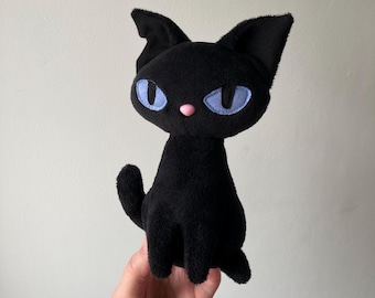 Coraline wuss puss cat plushie - made to order