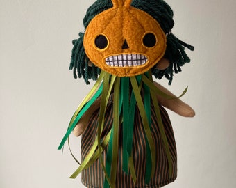 Enoch pumpkin doll from over the garden wall - made to order.