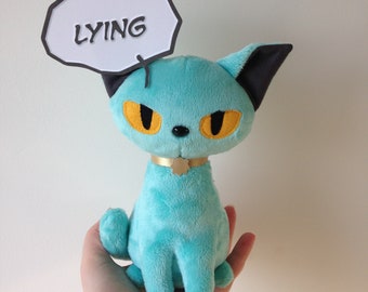 Lying sale cat plush