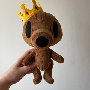 Woodman with crown art plushie from Hilda cartoon