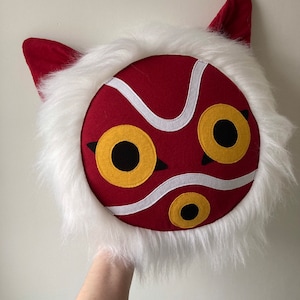 Large princess mononoke mask plushie