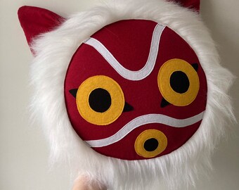 Large princess mononoke mask plushie