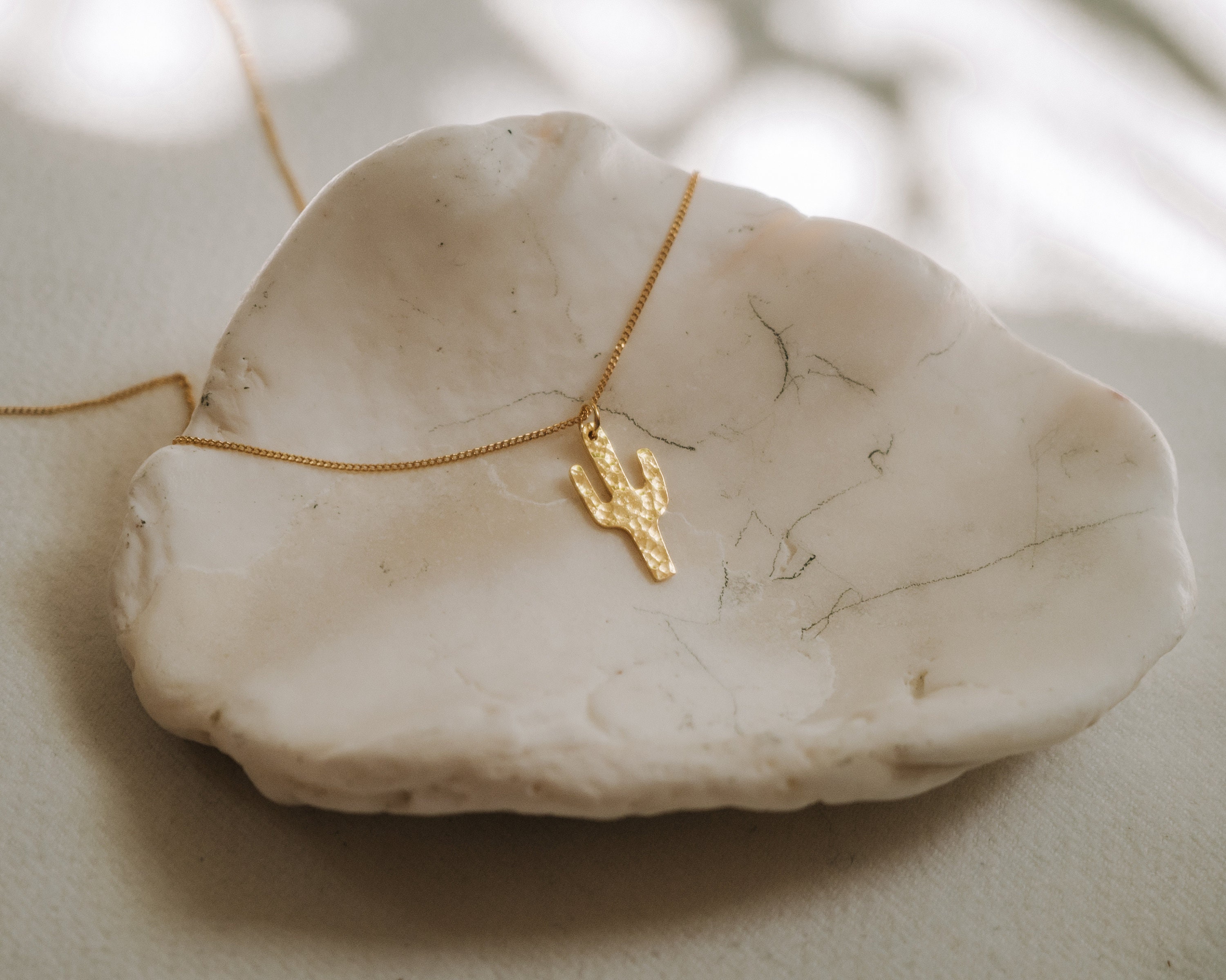 Sterling silver cactus necklace deals