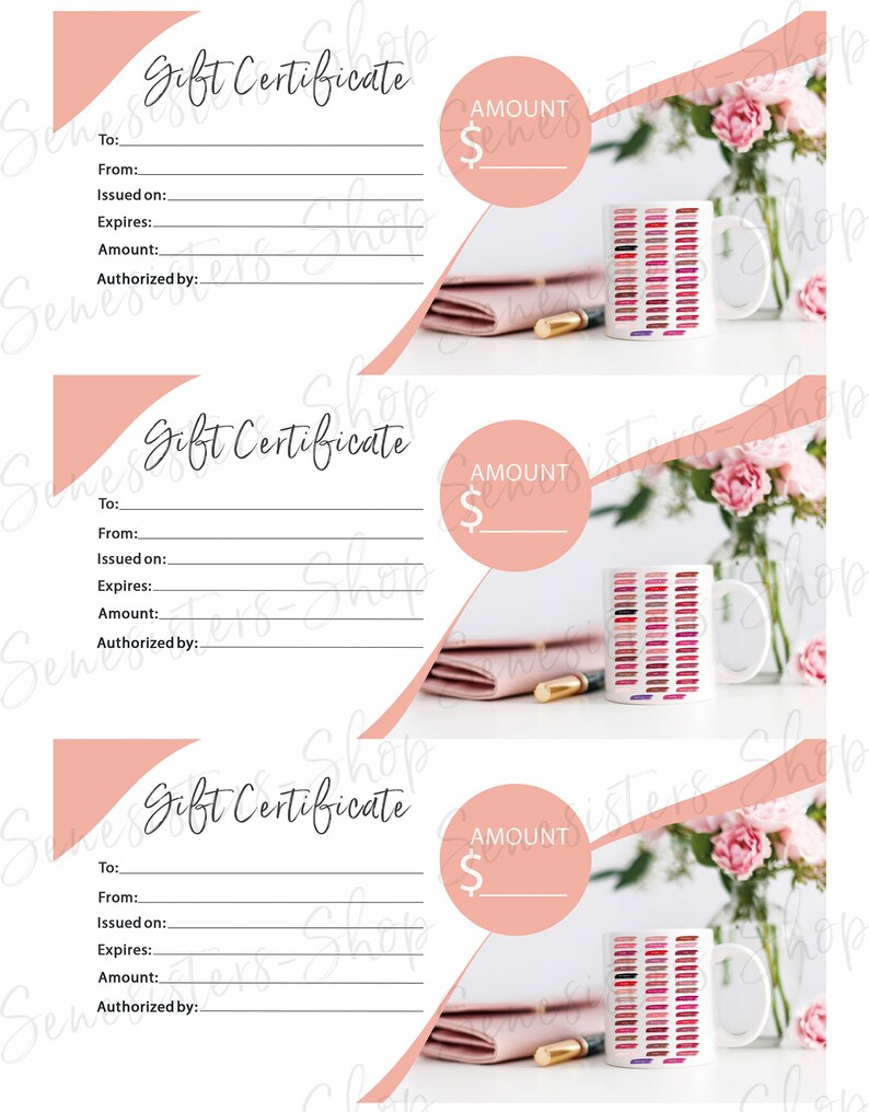 GIFT CERTIFICATE Lipsense Lipstick Lip Color Chart Swatches Lips Gift Certificate Lipsense Color ...
