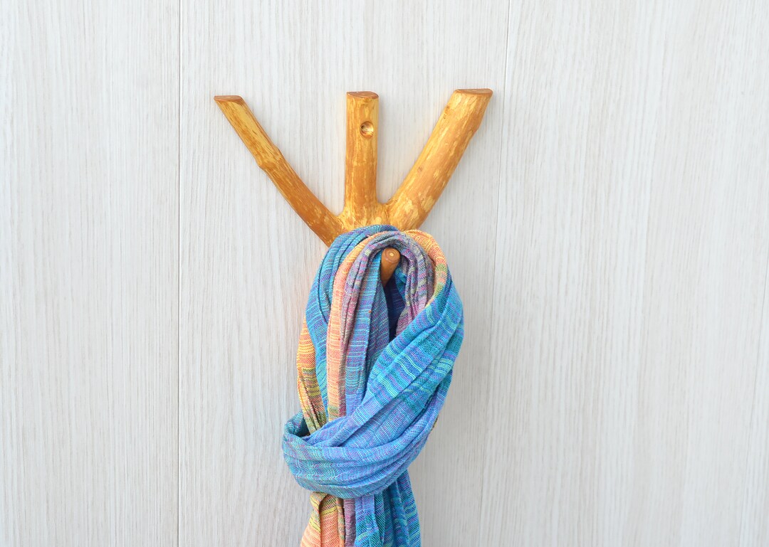 Rustic Coat Hook Hall Entryway Bag Hanger Tree Branch Wall Etsy