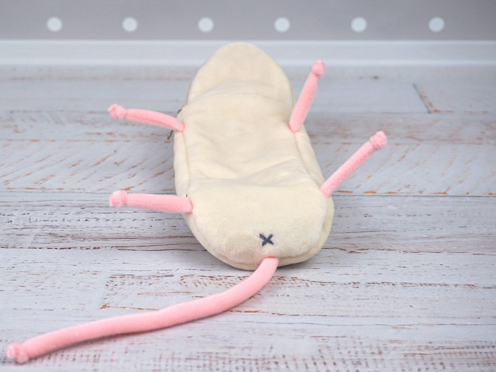 White Rat Plush Pencils Case. Etsy