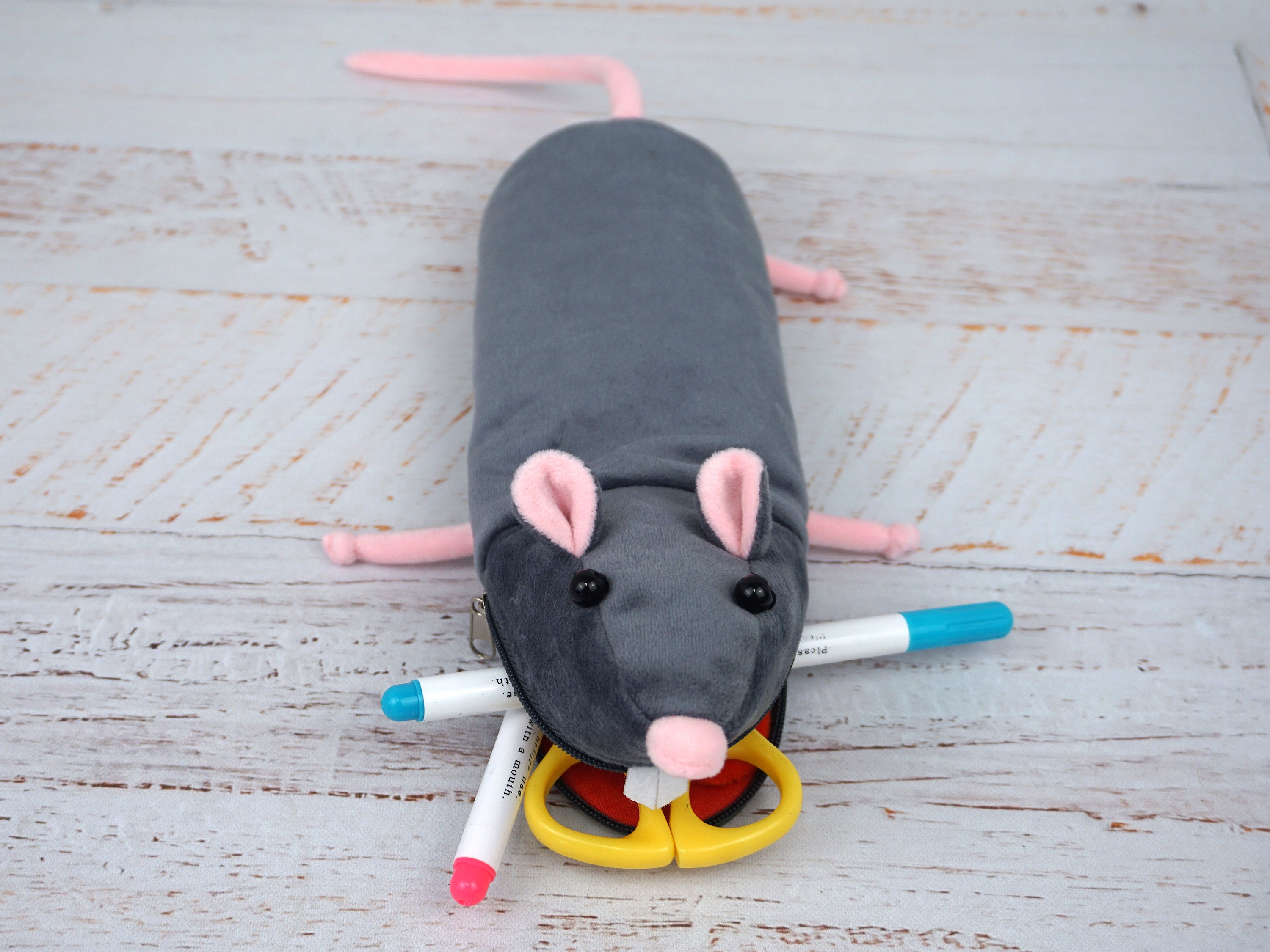 Rat Plush Pencil Case. Etsy