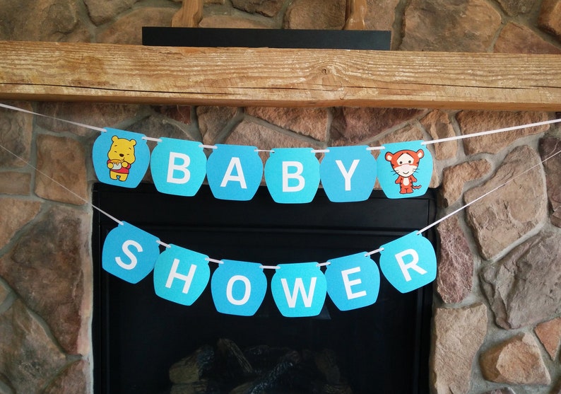 Download Digital Baby Banner SVG Winnie the Pooh Banner Honey Pots ...
