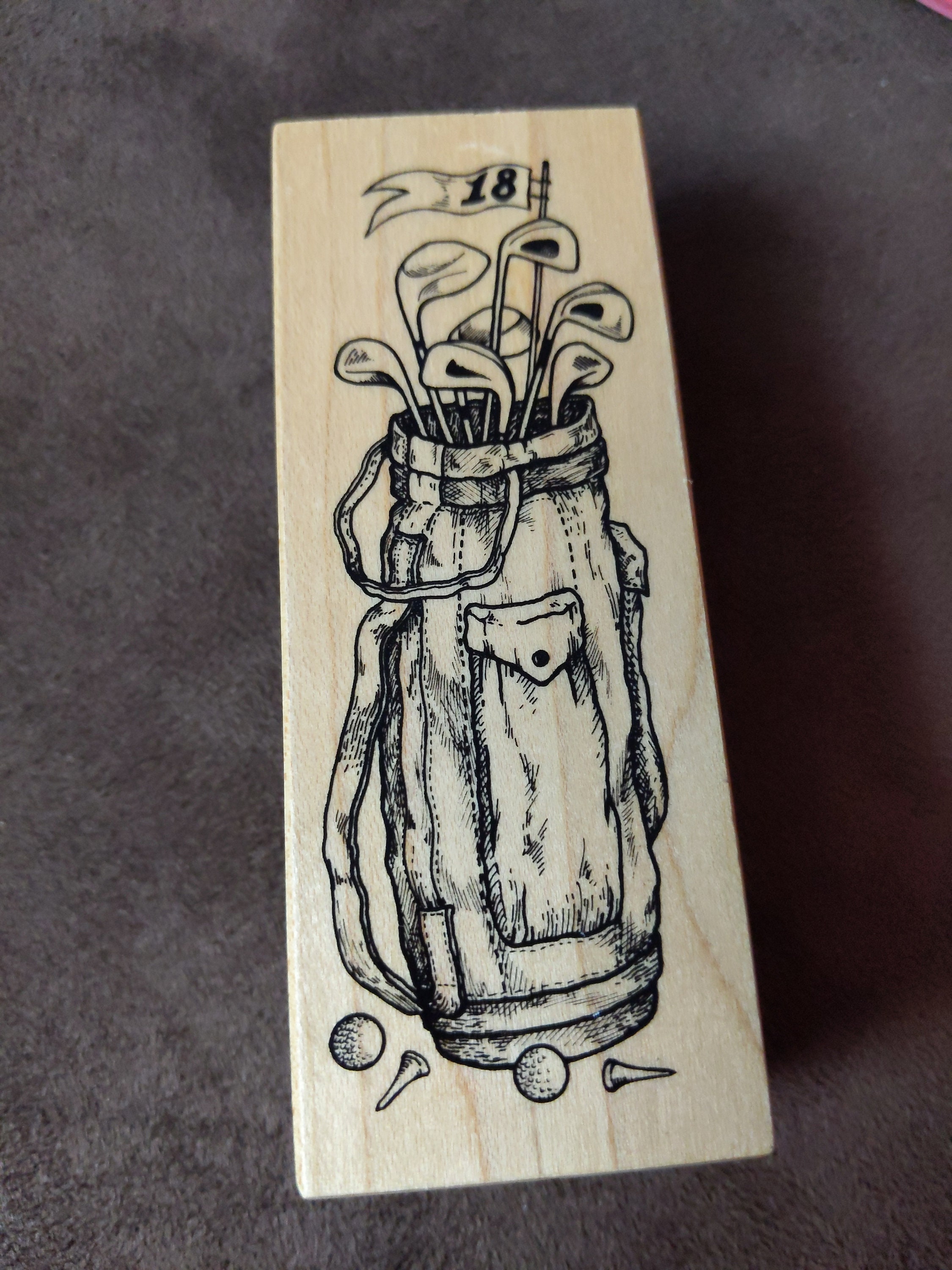 New Wooden Wood Block Stamps Stamp Boarder Shapes Checkerboard Etsy.de