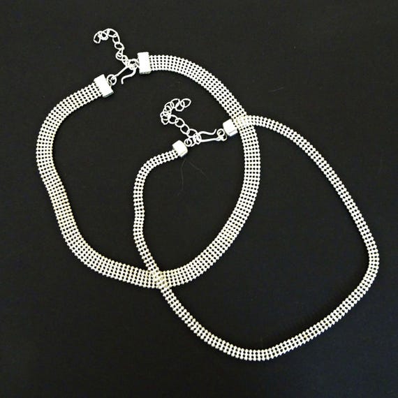 Silver Ball Chain Choker Necklace - Etsy Canada