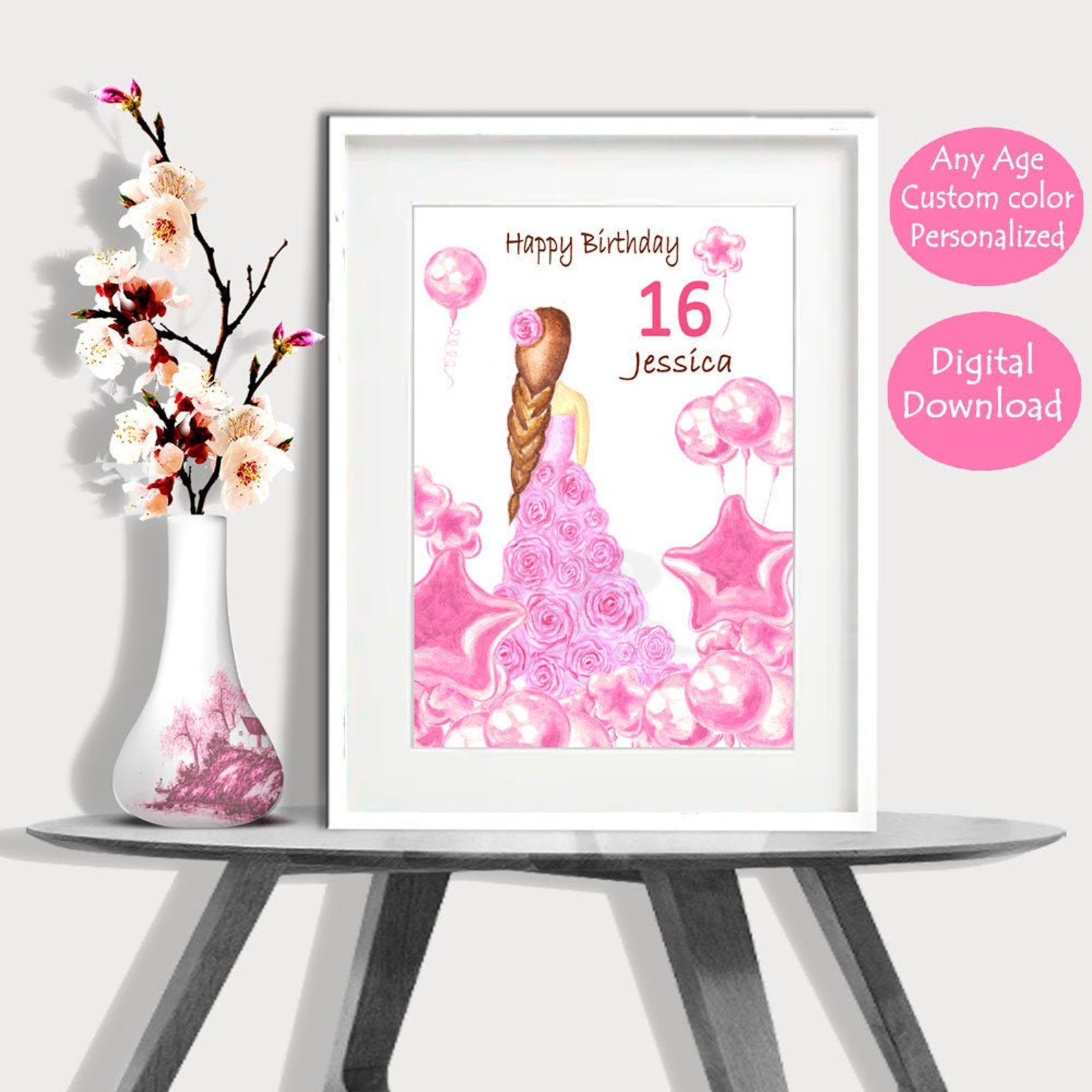 Was Kann Man Seiner Schwester Zum 16 Geburtstag Schenken 16. Geburtstag Geschenk Mädchen süße 16 Geschenk für Tochter | Etsy