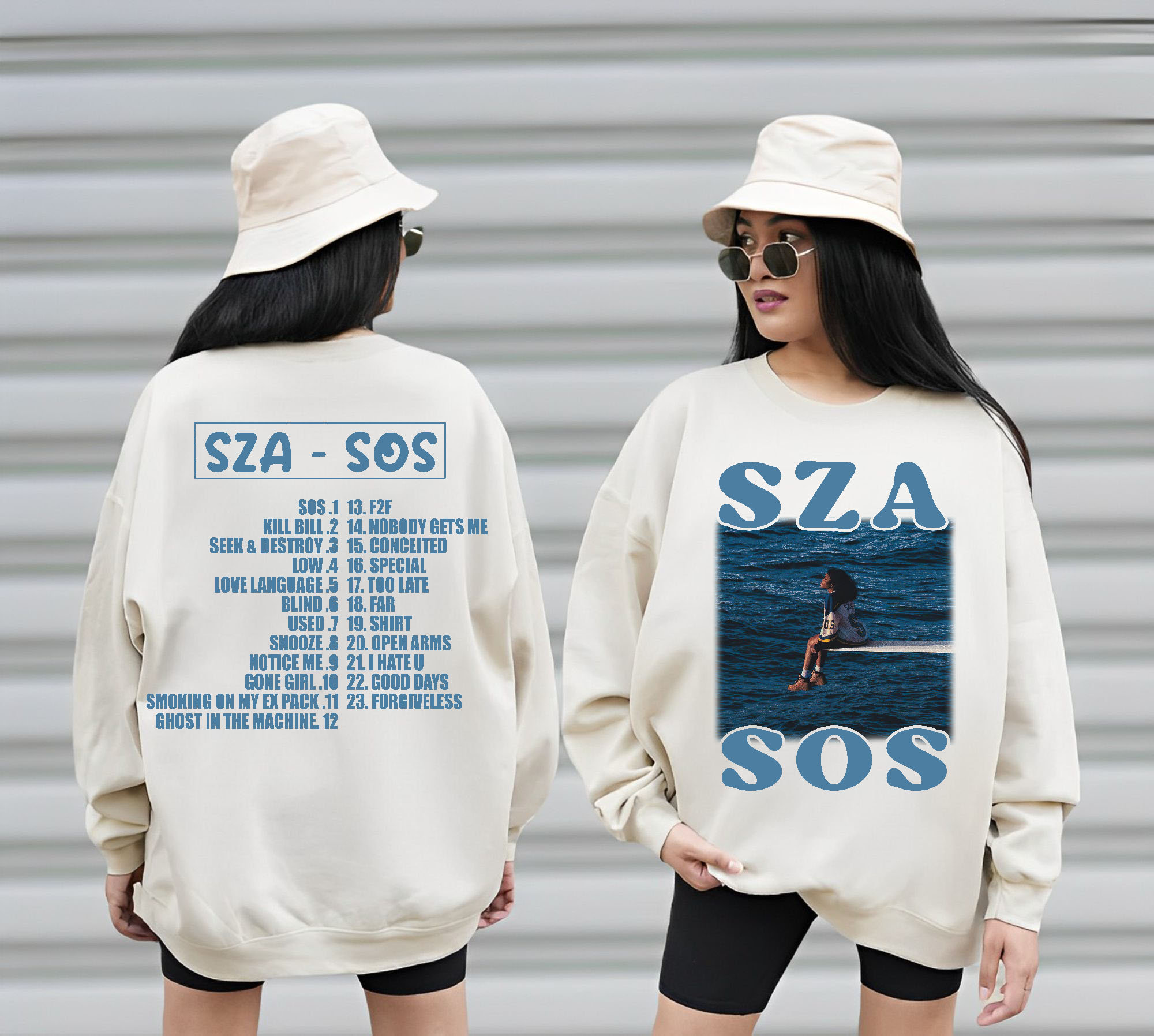 SZA Sos Album Cover Unisex Sweatshirt - Trends Bedding