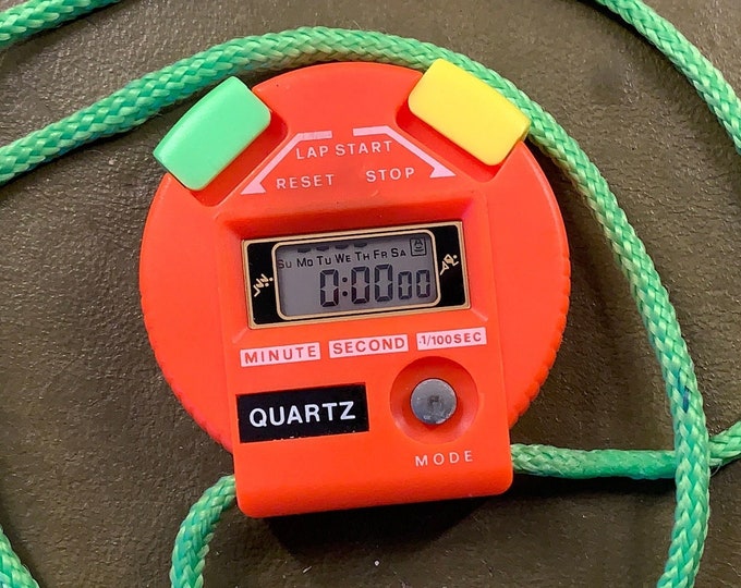 Retro Styled Timer With Time Alarm Date/day/month and Stopwatch - Etsy