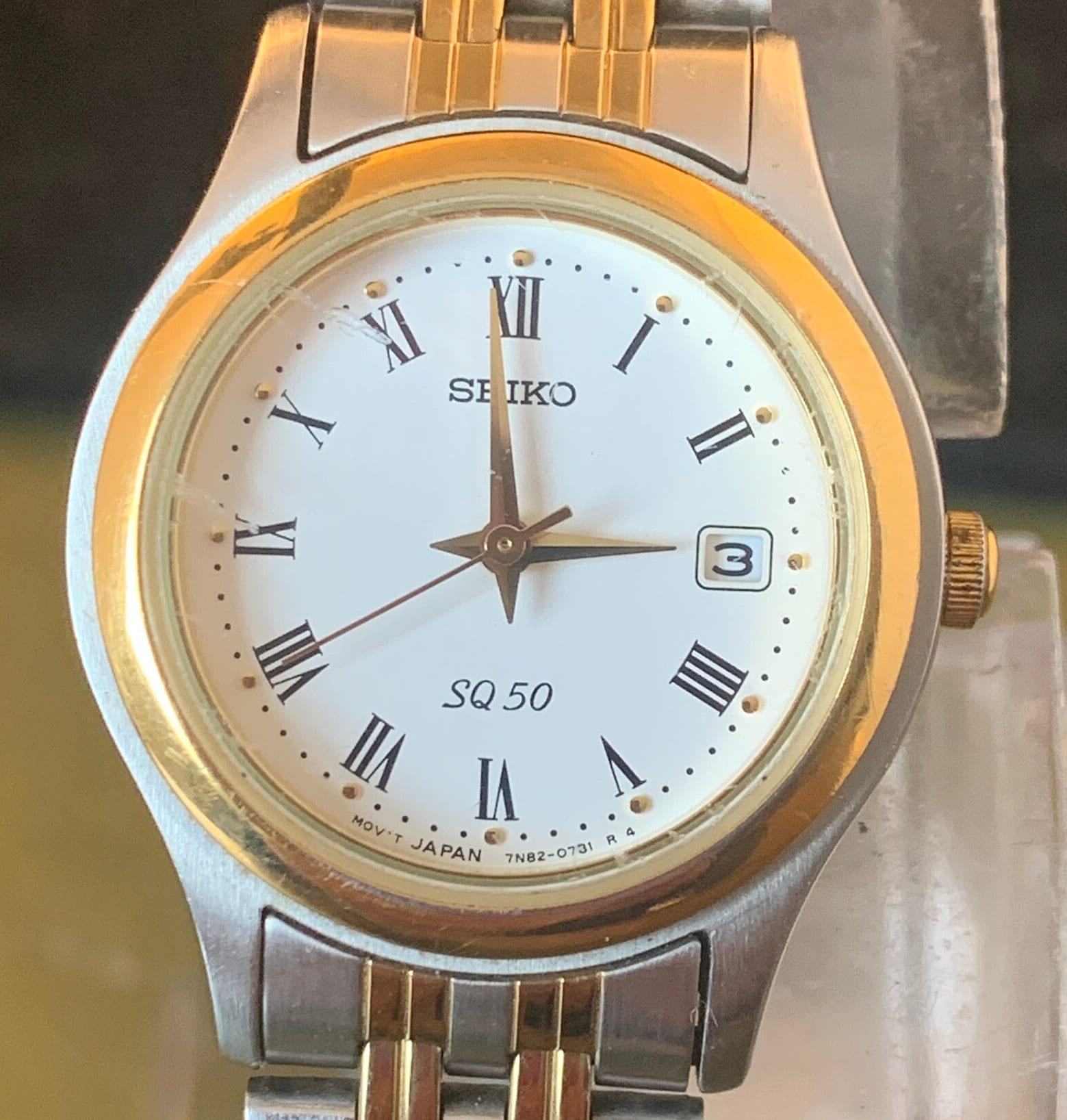 Afslut Labe dør spejl Seiko SQ50 Ladies 5 Bar Quartz Watch 7N82-0340 - Etsy 日本