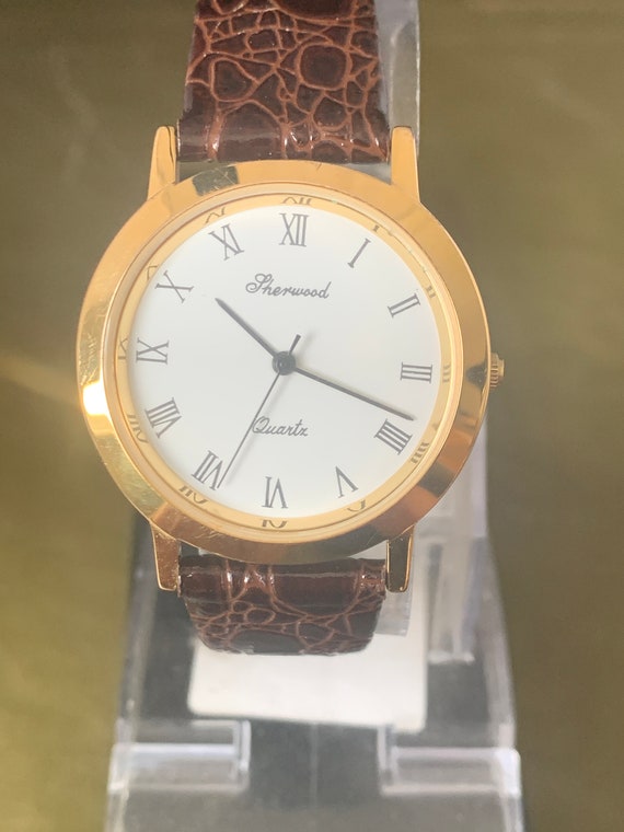 Beautiful Sherwood Quartz dress Watch Gem