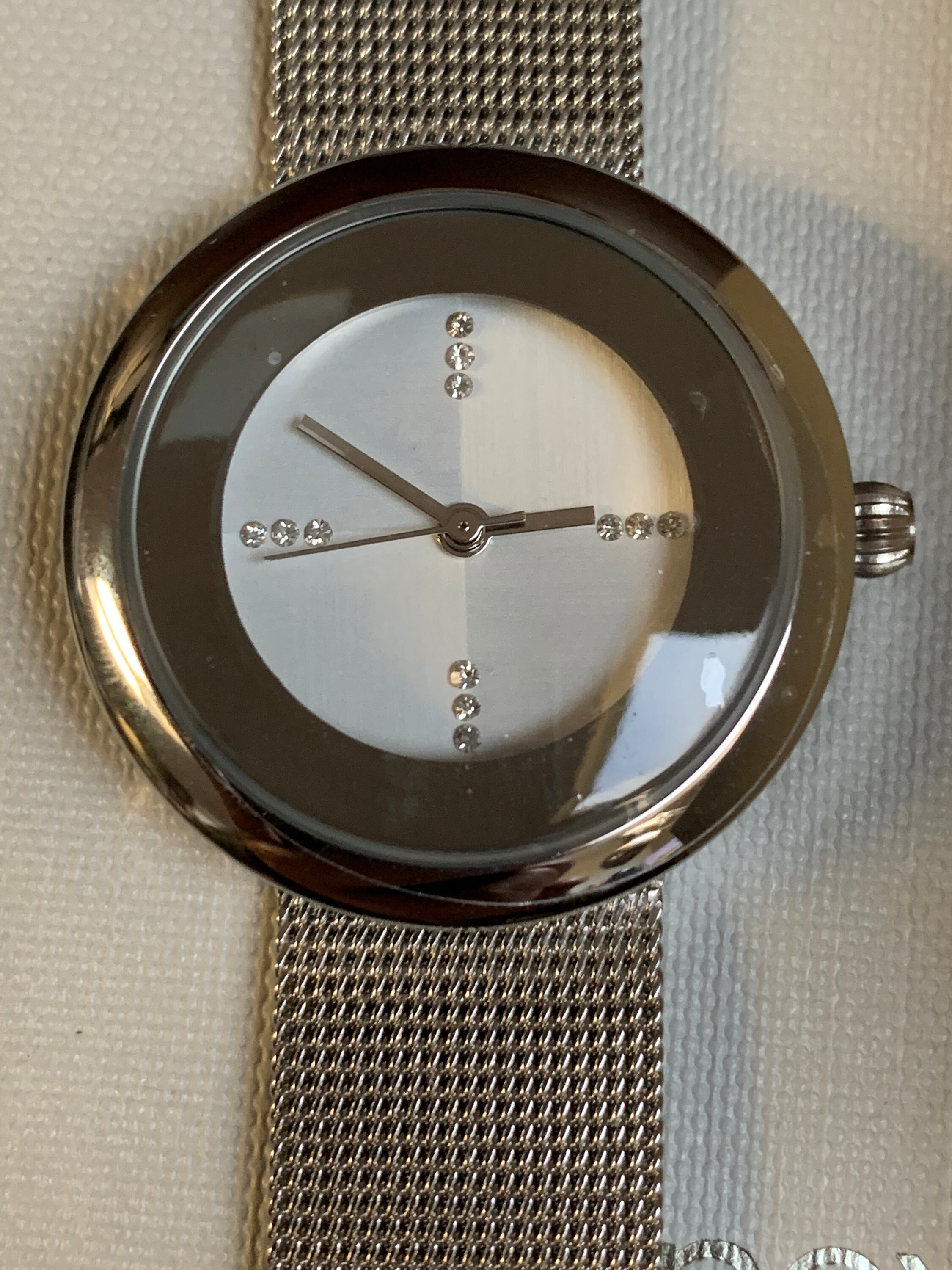 Beautiful Womens Next Silver Mesh Watch 