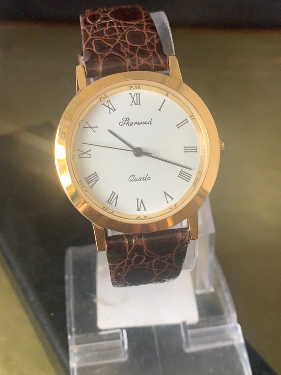 Beautiful Sherwood Quartz dress Watch Gem
