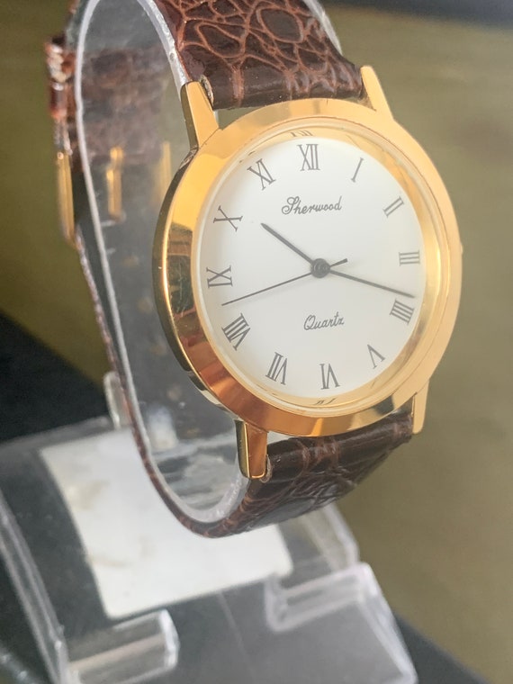 Beautiful Sherwood Quartz dress Watch Gem