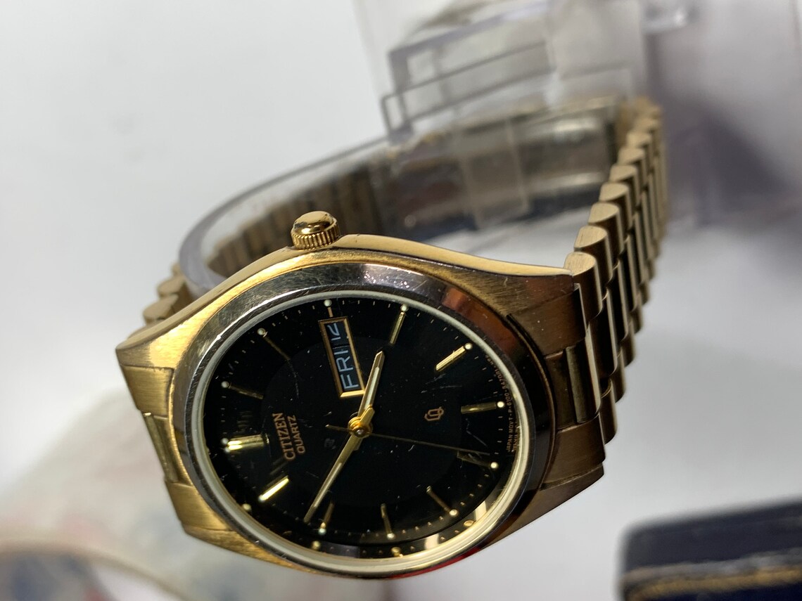 vintage-citizen-day-date-gold-tone-quartz-6100-s18591-on-etsy