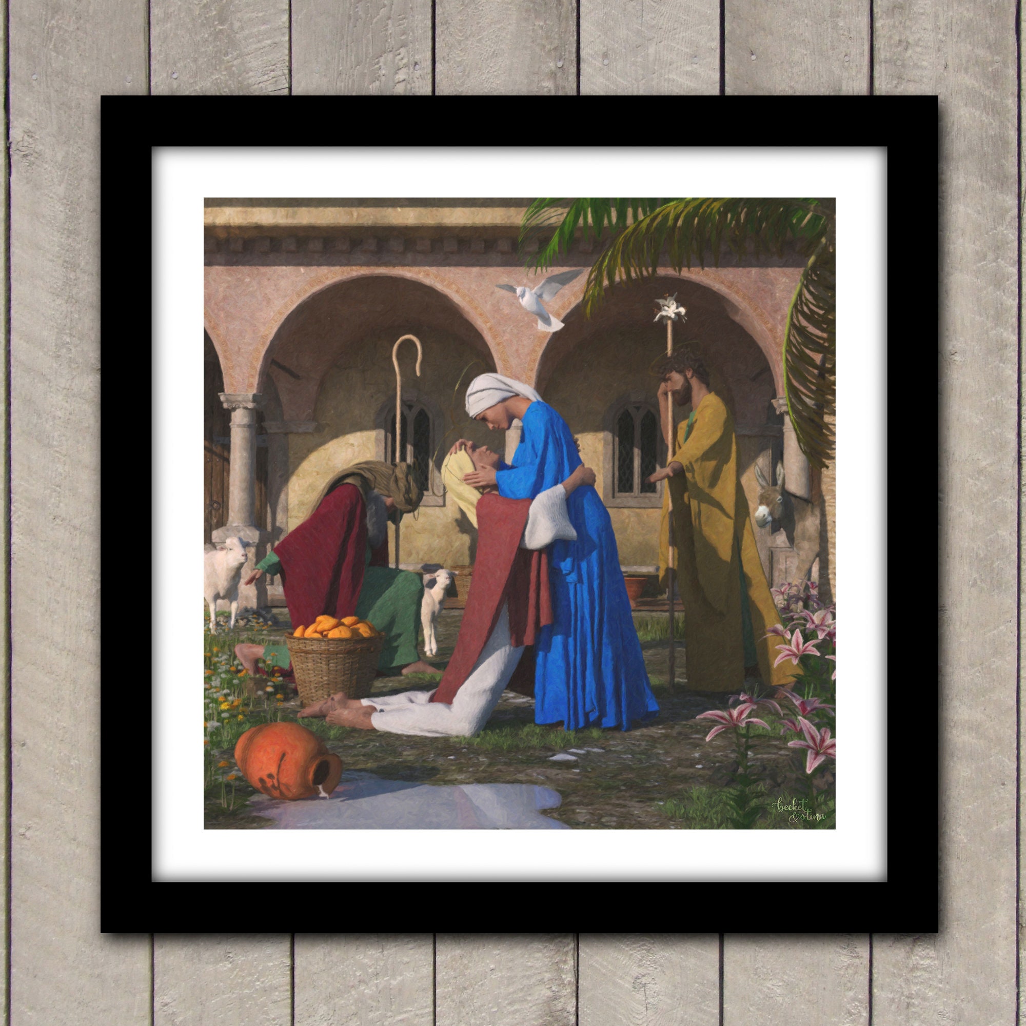 The Visitation Print Etsy