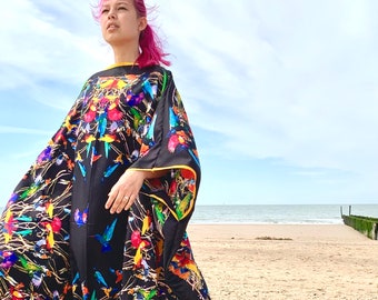 full length beach kaftan