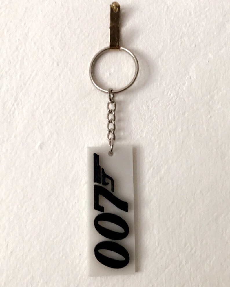 James Bond 007 Inspired Keychain / Keyring. Etsy