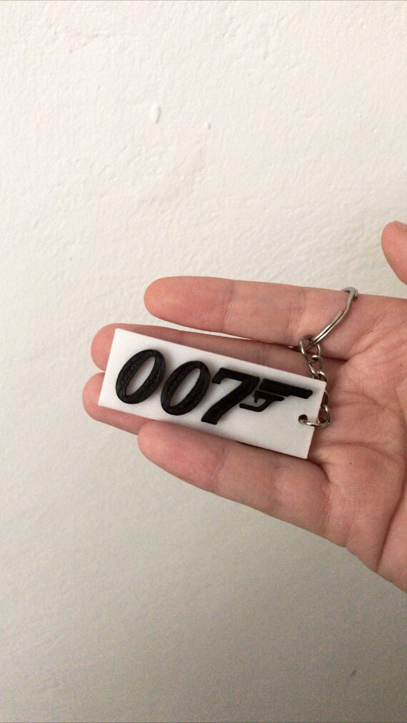 James Bond 007 Inspired Keychain / Keyring. Etsy