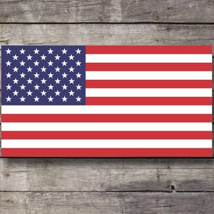 American Flag Barn Sign - Straight - 3 SIZES - Bright Colors - Head-Turning Curb Appeal - Premium Quality Lasts For Years & Years BQ201