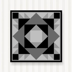 Barn Quilt Wall Art, 8 Sizes,- Indoor & Outdoor Square, Home Decor Accent, BQ129-07