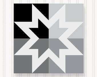 Barn Quilt Wall Art, 8 Sizes, Outdoor & Indoor Square Block, Home Decor Accent, BQ011-05