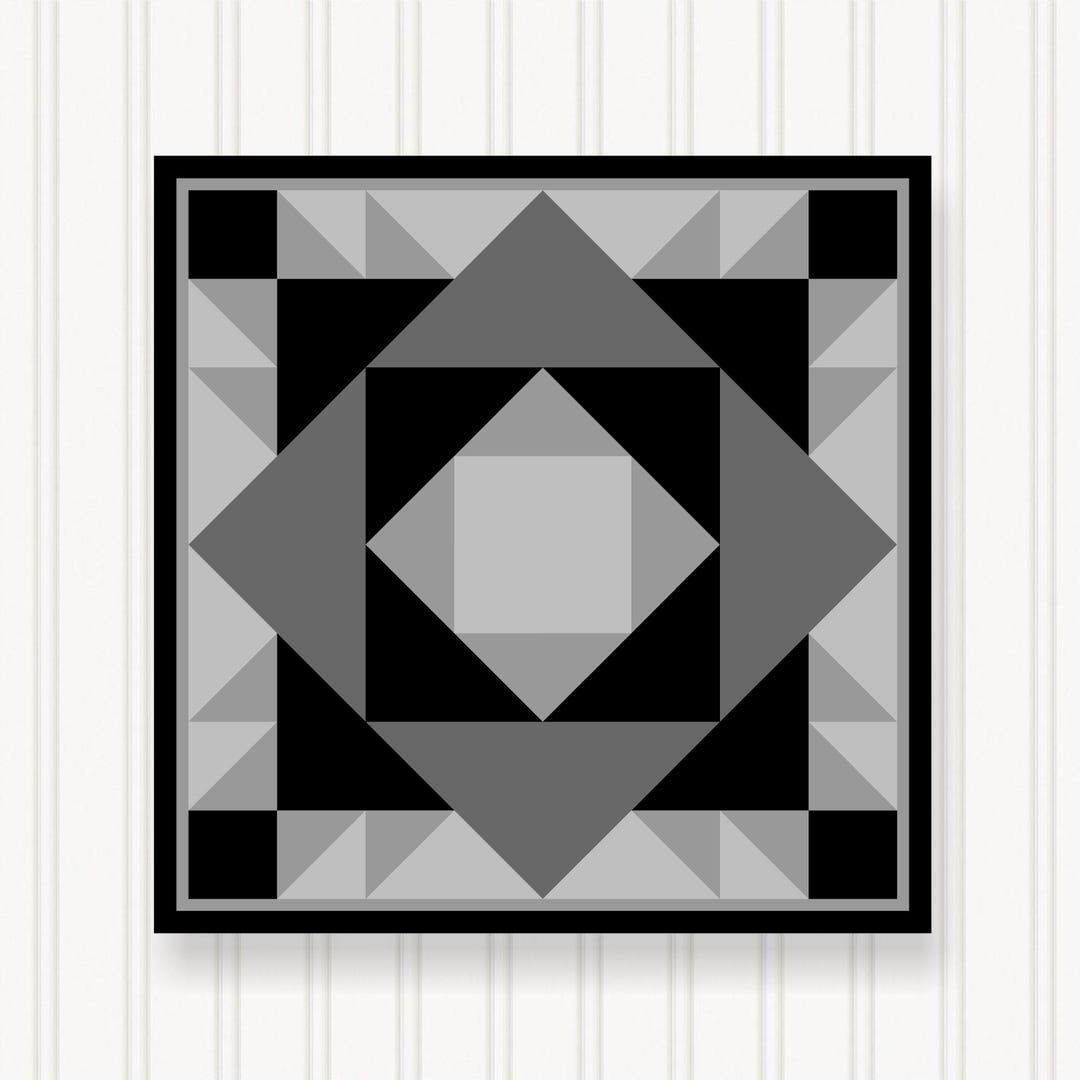 Barn Quilt Wall Art, 8 Sizes,- Indoor & Outdoor Square, Home Decor ...