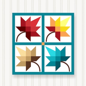 Barn Quilt Wall Art, 8 Sizes, Outdoor & Indoor Square Block, Home Decor Accent, BQ008-02