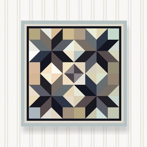Barn Quilt Wall Art, 8 Sizes, Outdoor & Indoor Square Block, Home Decor Accent, BQ033-01