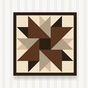 Barn Quilt Wall Art, 8 Sizes, Outdoor & Indoor Square Block, Home Decor Accent, BQ012-06