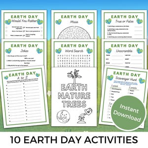 Springtime Eco Adventures: 10 Fun Printable Earth Day Activities for Nature-loving Kids