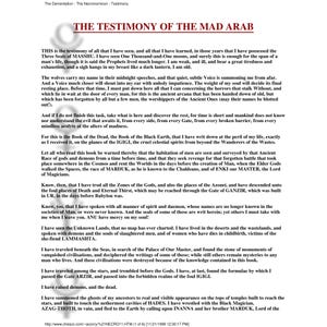 The Necronomicon Testimony of the Mad Arab - Occult PDF Book Digital Download Lovecraftian Magic image 2
