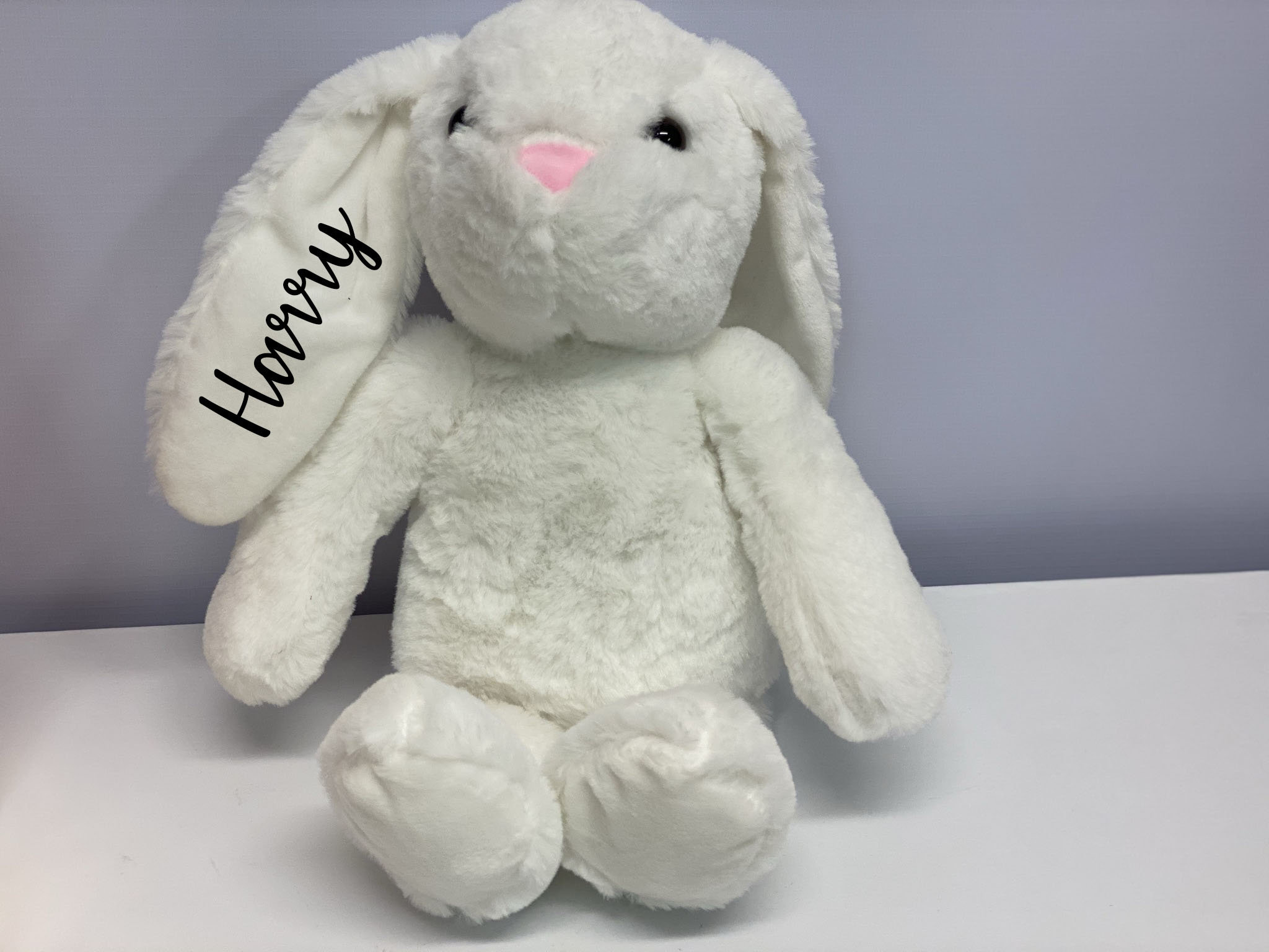 Easter Cuddly Plush Bunny Rabbit, Custom Easter Bunny Name, New Born ...