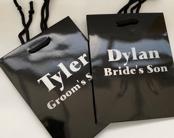 Groomsmen gift bags, wedding gift bags