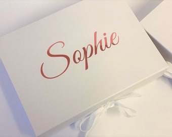 Bridesmaid Box, Personalised bridesmaid boxes, Favour box