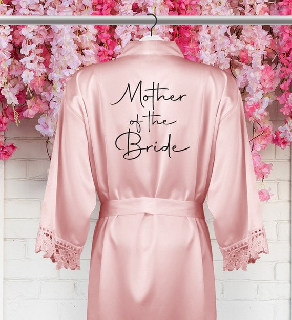 Batas de dama de honor personalizadas, batas de novia, bata de