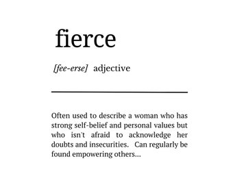 Fierce  meaning of Fierce 