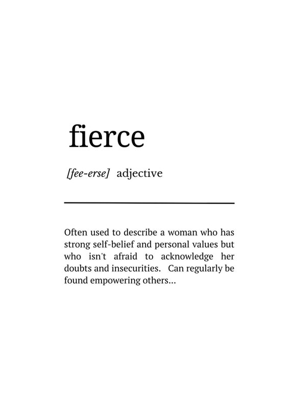 Fierce Meaning 