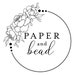 Amber - Paper and Bead