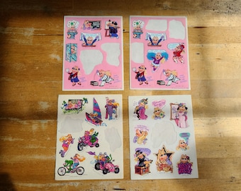 Vintage Muppets Miss Piggy Stickers Sheet - 1980s - Sticker Collection