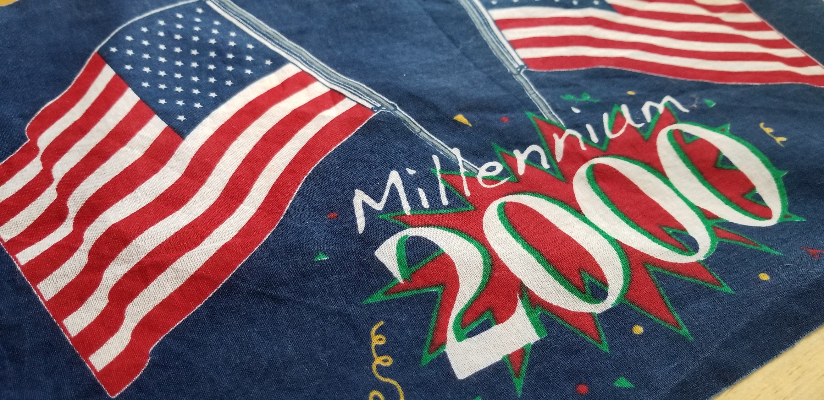 Millennium 2000 American Flag - the Year 2000 Collectible
