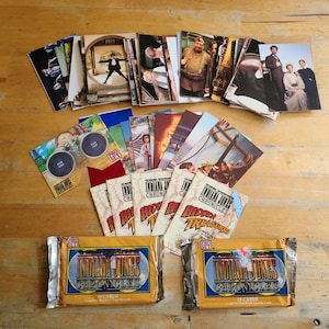 Vintage Young Indiana Jones Chronicles Trading Cards - Set - 1 card + 2 new packs + extras