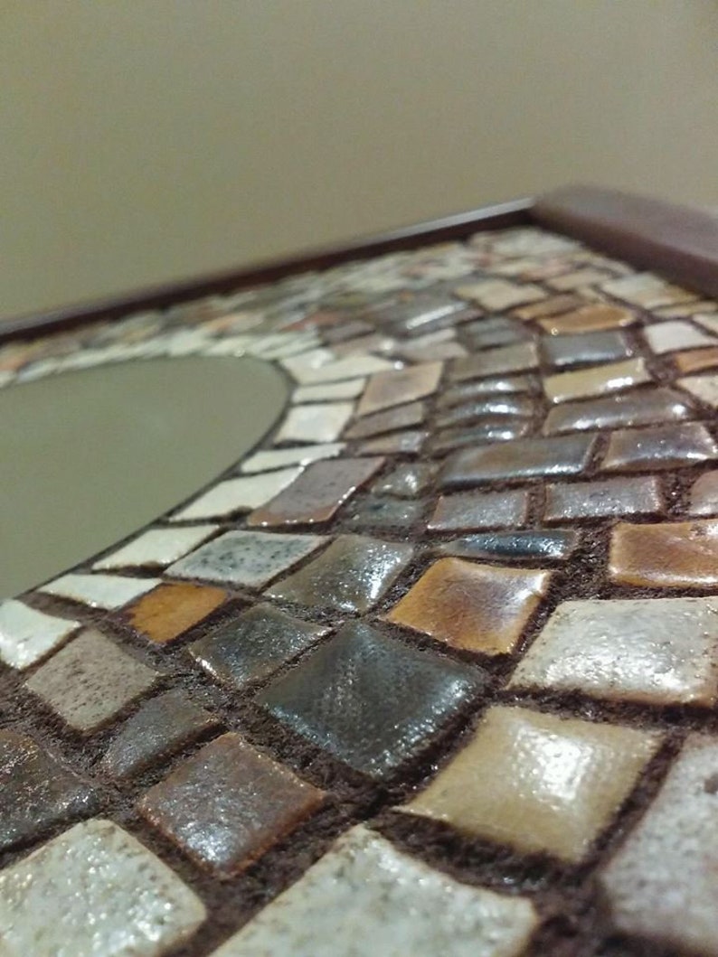Wall Mirror Ceramic Mosaic image 1