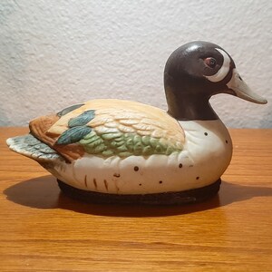 Vintage Jasco Duck | Decorative lint brush | Handpainted ceramic
